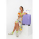 American Tourister Валіза American Tourister, Soundbox, поліпропілен, мала, 55см, 35.5/41л, TSA, 4 колеса, EXP, лавандовий (32G*82001)