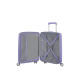 American Tourister Валіза American Tourister, Soundbox, поліпропілен, мала, 55см, 35.5/41л, TSA, 4 колеса, EXP, лавандовий (32G*82001)