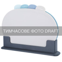ARDESTO Набір дошок кухонних на підставці ARDESTO Fresh, 4шт, 30.8x6.5x21см, пластик (AR1404GO)