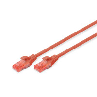 Digitus CAT 6 UTP[Патч-корд CAT 6 UTP, 1м, AWG 26/7, Cu, LSZH, червоний] (DK-1617-010/R)