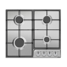Hansa Hob Hansa gas, 59cm, cast-iron, inox (BHGI630542)
