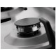 Hansa Hob Hansa gas, 59cm, cast-iron, inox (BHGI630542)