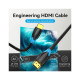 Кабель мультимедийный HDMI M to HDMI M 2.0m 4K60Hz black Vention (AAGBH)