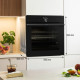 Gorenje Духова шафа Gorenje електрична, 77л, A+, Wi-Fi, пароварка, дисплей, конвекція, готув. на різн рівнях, чорний (BSA6138B)