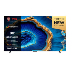 TCL Телевізор 98" MiniLED 4K 144Hz Smart Google TV Titan ONKYO sound (98C805K)