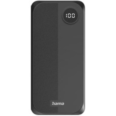 HAMA Акумулятор портативний літій-іонний Power Bank Hama 20000 мА·год, 2хUSB-C/USB-A, black (00201755)