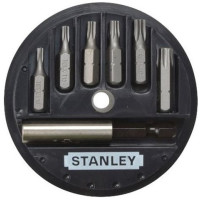 Stanley Биты в наборе 7 ед.(T10, T15, T20, T25, T30, T40 + держатель) (блистер) (1-68-739)