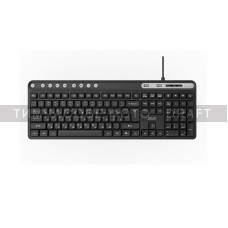 2E Клавіатура мембранна KS1100 104key, 2xUSB HUB, USB-A, EN/UK, чорний (2E-KS1100UB_UA)