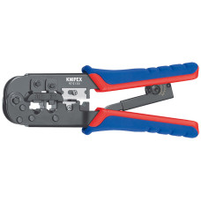 Milwaukee KNIPEX Multifunctional Crimping Tool, RJ 11/12, RJ 45, 190 mm, 0.340 kg (97-51-10)