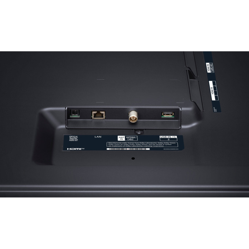LG TV Set 43  UHD 4K 60Hz Smart WebOS Black (43UT81006LA)