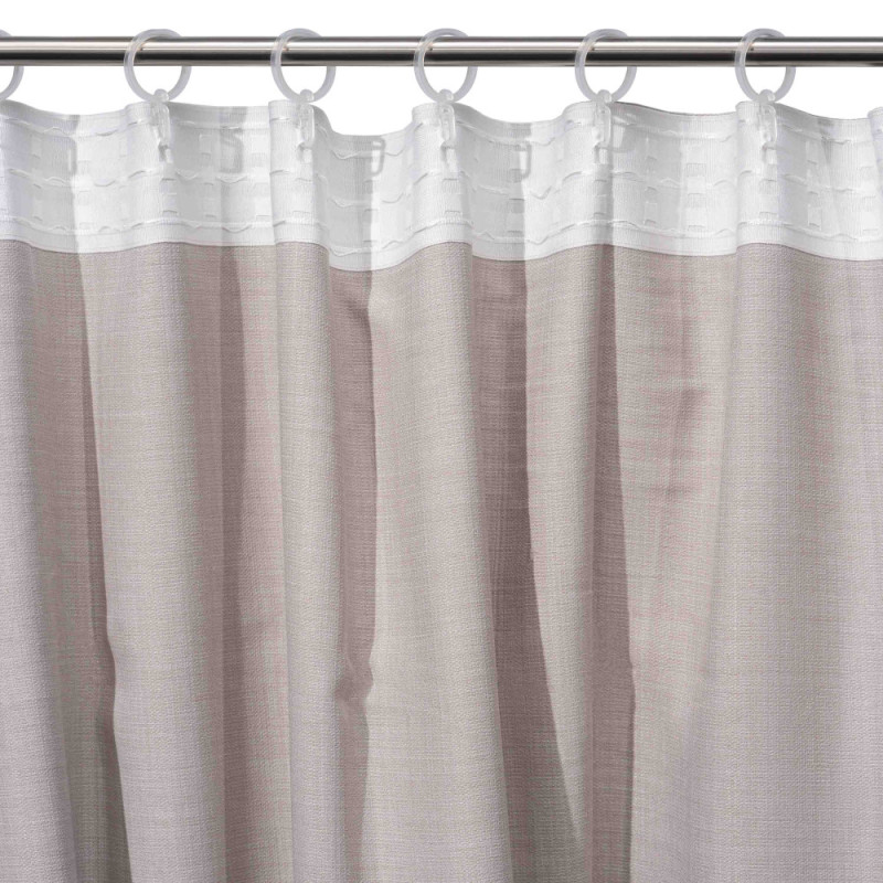 ARDESTO Curtain 150х270cm, linen look, 100% polyester, light grey (ART1020LG)