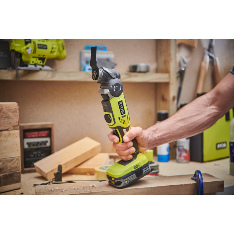 Ryobi Cordless Multitool R18MT-0, 18V ONE+, 10000-20000rpm, SOLO (5133002466)