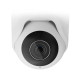 Ajax TurretCam wired IP camera, 5mp, 4mm, Poe, True WDR, IP 65, IR 35m, audio, 75° to 85° viewing angle, dome, white (000039308)