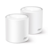 TP-Link Маршрутизатор DECO X50 2PK AX3000 3xGE LANWAN MU-MIMO OFDMA MESH (DECO-X50-2-PACK)