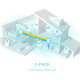 TP-Link Маршрутизатор DECO X50 2PK AX3000 3xGE LANWAN MU-MIMO OFDMA MESH (DECO-X50-2-PACK)
