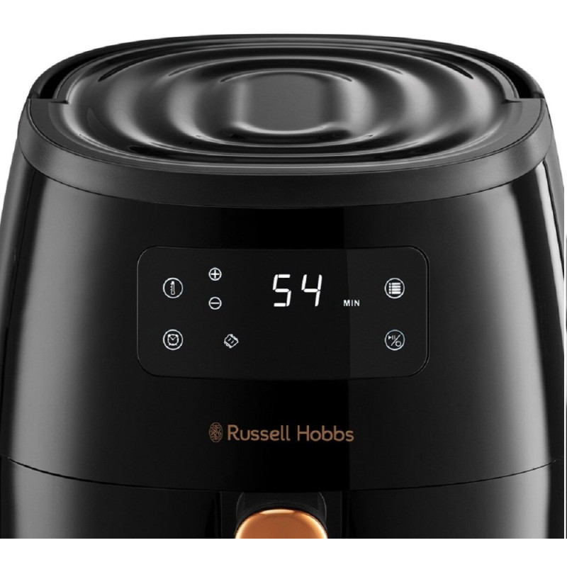 Russell Hobbs Мультипіч SatisFry Air Large, 1650Вт, чаша-5л, сенсорне керув., алюміній/пластик, чорно-мідний (26510-56)
