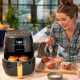 Russell Hobbs Мультипіч SatisFry Air Large, 1650Вт, чаша-5л, сенсорне керув., алюміній/пластик, чорно-мідний (26510-56)