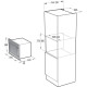 Gorenje Микроволновая печь BM201AG1BG встраиваемая, 20л