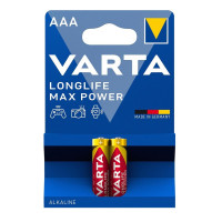 VARTA Батарейка LONGLIFE MAX POWER лужна AAA блістер, 2 шт. (04703101412)