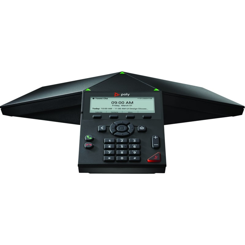 Poly Trio 8300 SIP-conference phone, RJ45, USB-A, Micro USB, PoE, black (849A0AA)