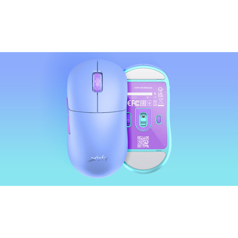 Cherry Xtrfy mouse M8 WIRELESS Frosty Purple (M8W-RGB-PURPLE)