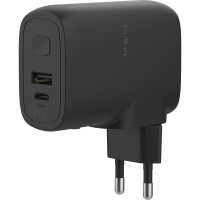Belkin Зарядний пристрій мережевий 25Вт USB-С PD, PowerBank 5000мА·год, кабель USB-C > USB-C, 1м, чорний (BPZ003BT1MBK-B6)
