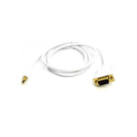 Кабель мультимедийный miniDisplayPort M to VGA M 1.0m white PowerPlant (CA912155)