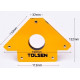 Tolsen Magnetic Welding Square, Angle 45/75/135°, 34kg (44912)