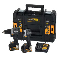 DeWALT Набір із двох акумуляторних інструментів DeWalt McLaren F1 TEAM LIMITED EDITION 18В XR дриль-шурупокрут DCD85 шурупокрут акумуляторний DCF85 акб 2х5А·год ЗП кейс 6.5кг (DCK200MP2T)
