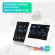 Navin TGB5RF-3A thermostat 5...35 °C for heating boilers electronic Wi-Fi Tuya, Smart Life built-in wireless sensor 3A 230V white (24-104174-0401)