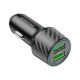 Зарядное устройство BOROFONE 2xUSB QC3.0 36W car adapter black (6941991101205)