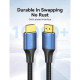 Кабель мультимедийный HDMI M to HDMI M 1.0m 8K60Hz cotton braided blue Vention (ALGLF)
