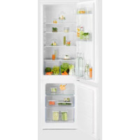 Electrolux Built-in refrigerator with bottom freezer, 177x55x55, refrigerator compartment 195 l, freezer compartment 72 l, 2 doors, E, ST, inv., white (LNS3LE18S)