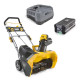 Stiga ST8051AE Cordless Snow Blower + 1111-9310-01 + 1111-9311-01 80V 1×5Ah, 51 cm clearing width, 1–6 m throw, 30 cm clearing depth, 17.5 cm auger, 15.8 kW (ST8051AE+1111-9310-01)