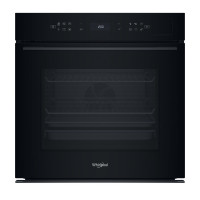 Whirlpool Духовой шкаф электрический, 73л, A+, дисплей, конвекция, пиролиз, телескопические направляющие, черный (WOI78PT1SBA)