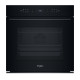 Whirlpool Духовой шкаф электрический, 73л, A+, дисплей, конвекция, пиролиз, телескопические направляющие, черный (WOI78PT1SBA)