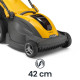 Stiga Газонокосилка аккумуляторная Combi344eKit 48В 5А·час 42см 50л 25-75мм ЗП 15кг (COMBI344EKIT)