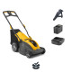 Stiga Газонокосилка аккумуляторная Combi344eKit 48В 5А·час 42см 50л 25-75мм ЗП 15кг (COMBI344EKIT)