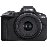 Canon EOS R50 Digital Camera + RF-S 18-45 IS STM + RF75-300 IS STM (Black) (5811C150)