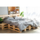 ARDESTO Fitted Sheet Mix&Match, sateen, monsoon, 90х200+30cm, 100% cotton (ART9020FSD)