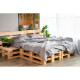 ARDESTO Fitted Sheet Mix&Match, sateen, monsoon, 90х200+30cm, 100% cotton (ART9020FSD)