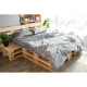 ARDESTO Fitted Sheet Mix&Match, sateen, monsoon, 90х200+30cm, 100% cotton (ART9020FSD)