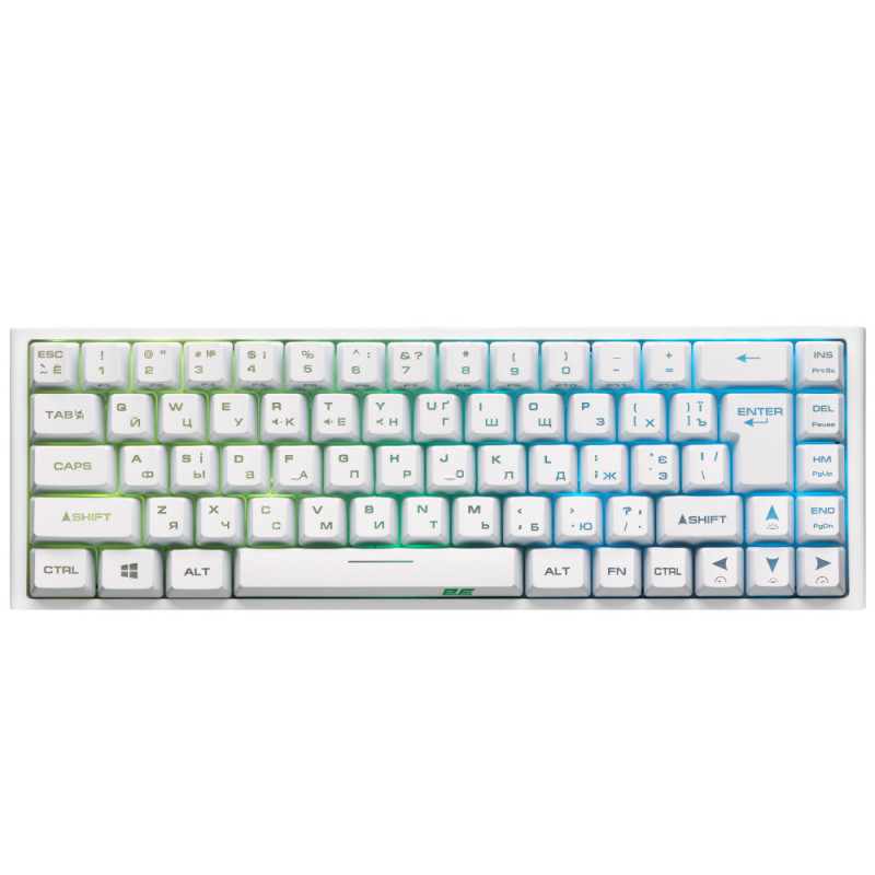 2E Gaming Keyboard KG350 RGB 68key USB White Ukr