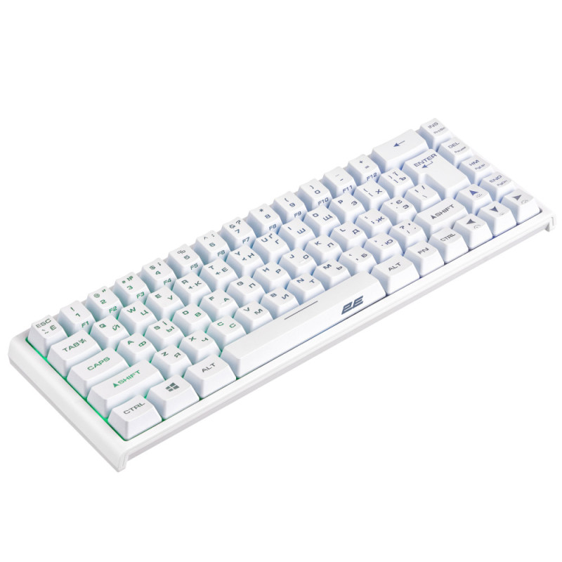 2E Gaming Keyboard KG350 RGB 68key USB White Ukr