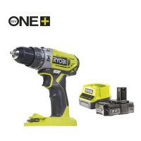 Ryobi Шуруповерт-дрель ударный аккумуляторный ONE+ R18PD2-120B 18В 1х2А·ч ЗУ 40Нм 400·1350об·хв 1.03кг (5133006321)