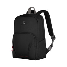 Wenger Motion Backpack, 15.6  Laptop Backpack with Tablet Pocket, Chic Black (612545)
