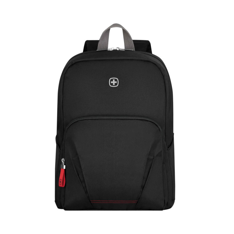Wenger Motion Backpack, 15.6  Laptop Backpack with Tablet Pocket, Chic Black (612545)