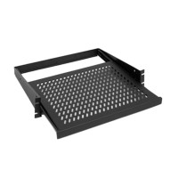 ZPAS Полиця ZPAS 19", 2U, висувна, глибина 455 мм, чорна (WZ-5841-14-02-161)