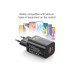 Зарядное устройство Essager 1xUSB + 1xUSB-C PD30W black (ECTPQS-ZTB01)