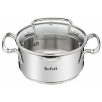 Tefal DUETTO+ saucepan, 1.5L, with lid, stainless steel, glass (G7194236)